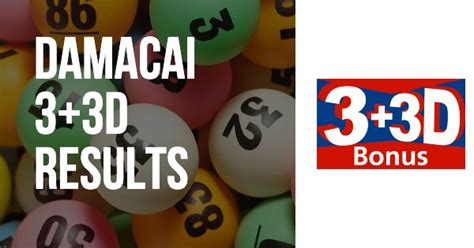 latest damacai results.